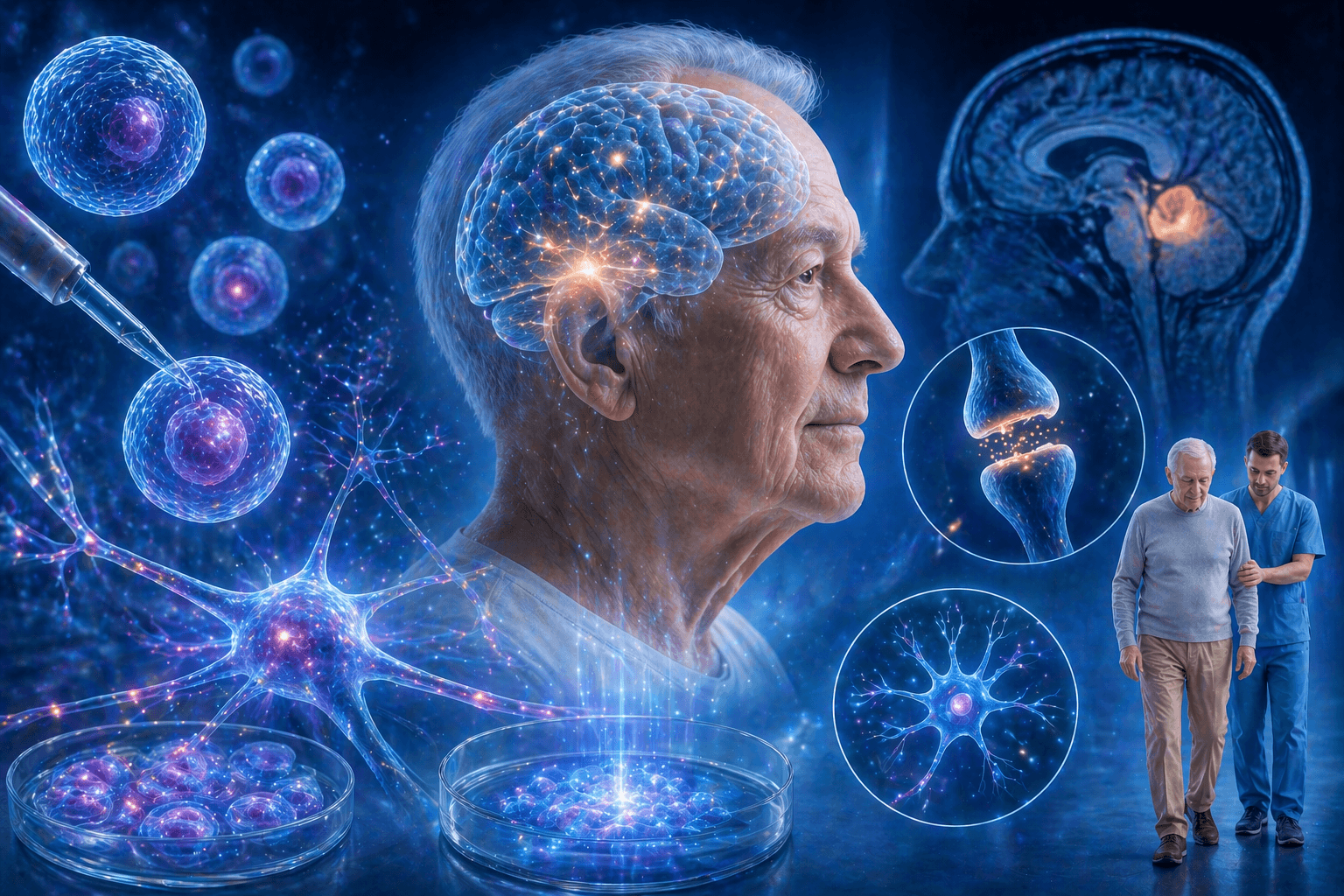 Unterstützungsprogramm mit Stammzellen bei Parkinson